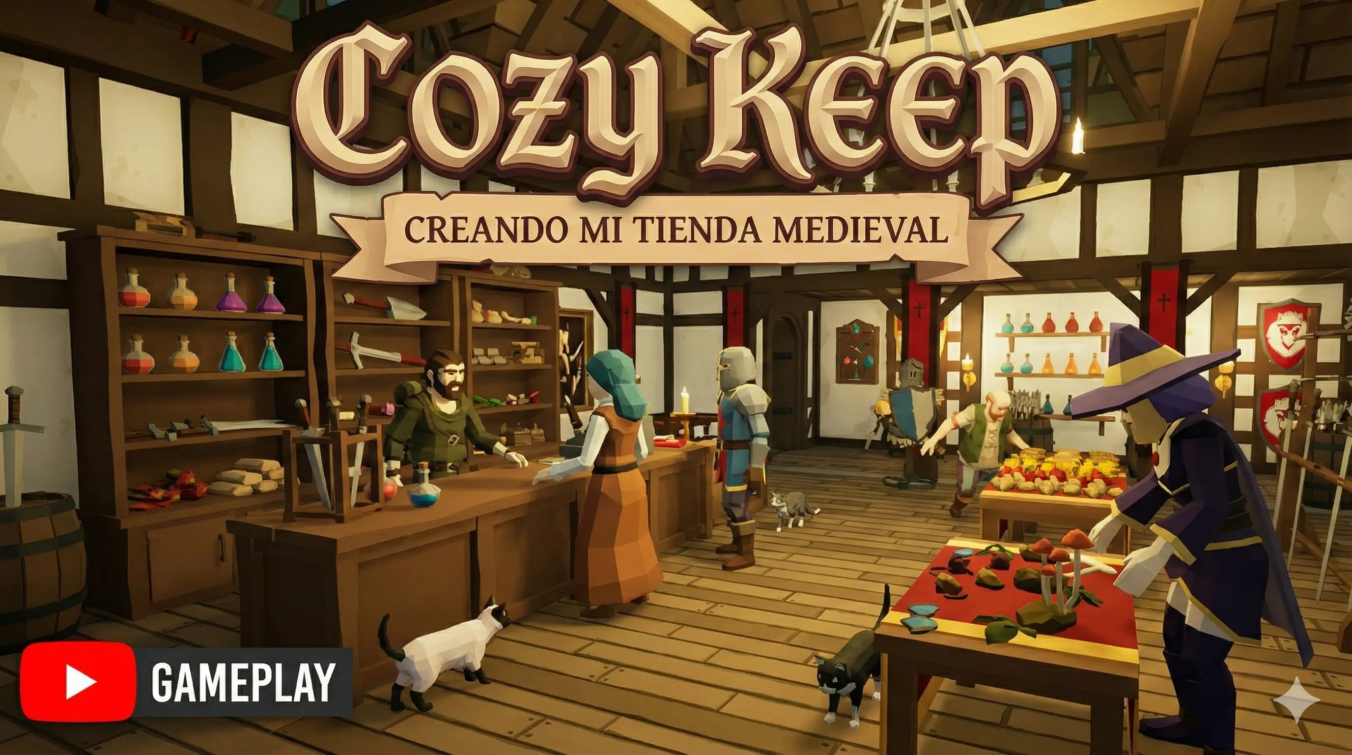Gameplay del videojuego Cozy Keep