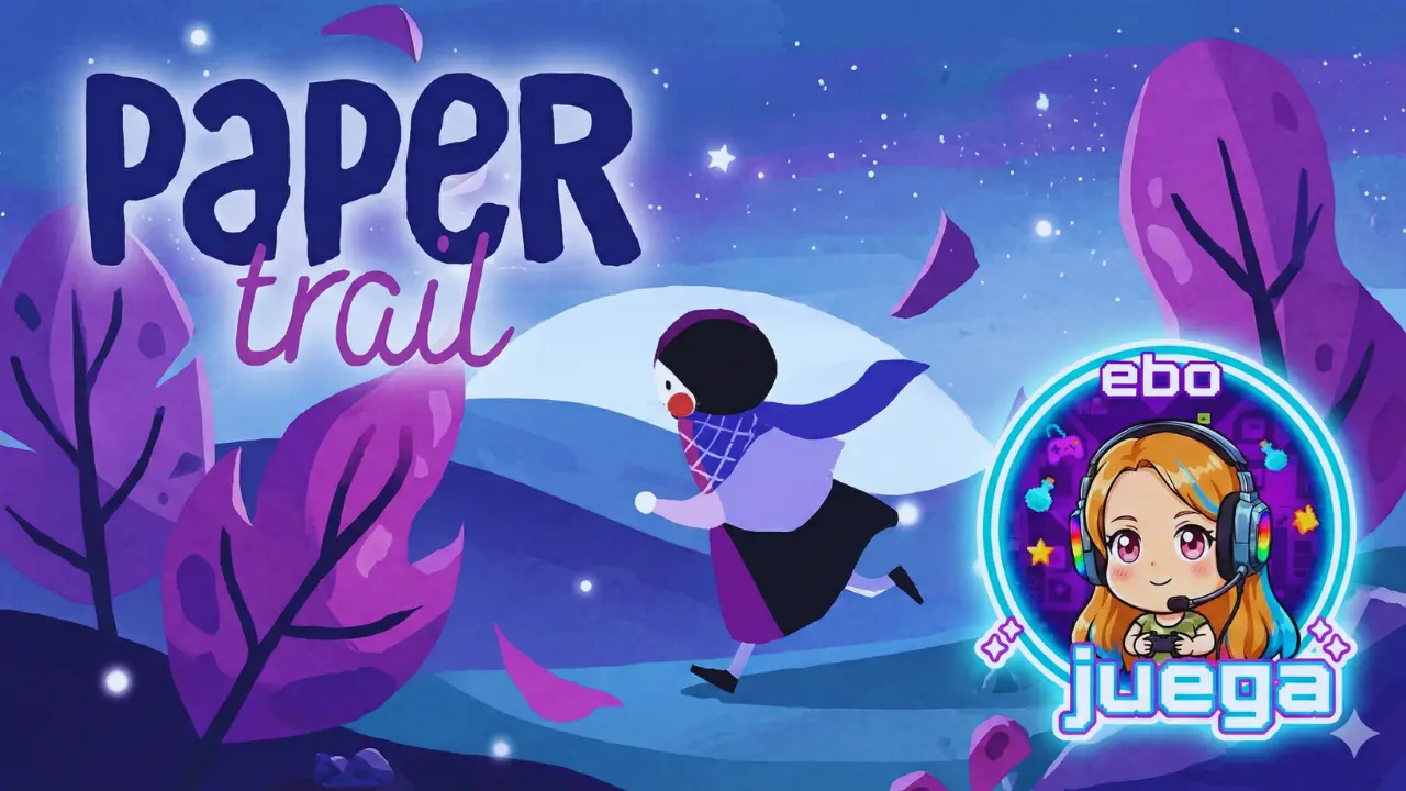 Gameplay del videojuego Paper Trail